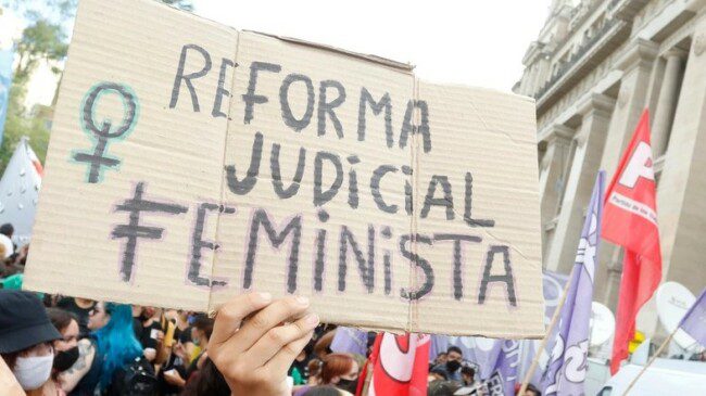 Organizaciones feministas piden por una reforma en la Justicia