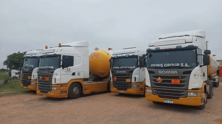 Aduana argentina retuvo 20 camiones