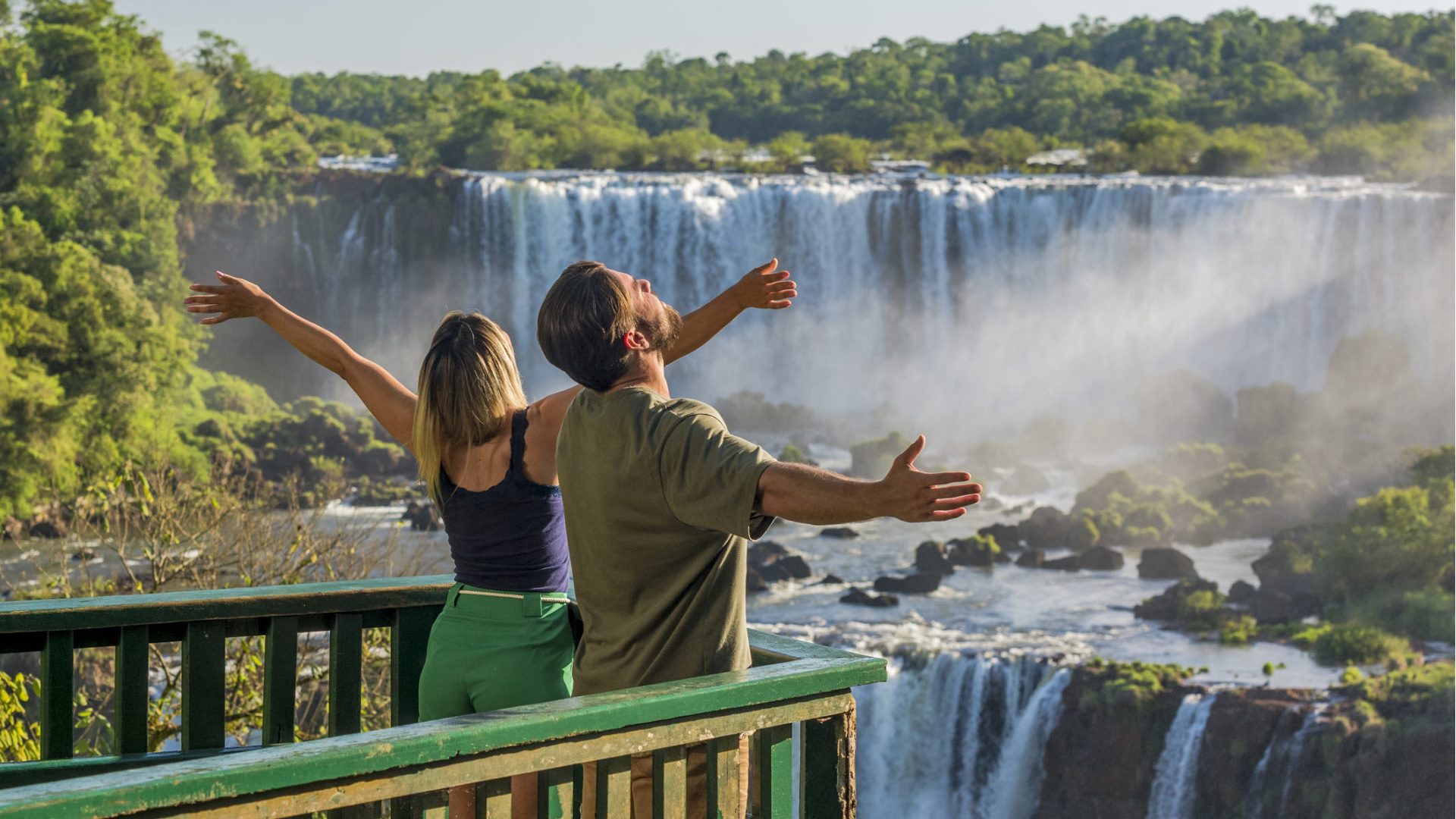 Las cataratas del Iguazú son uno de los atractivos más elegidos por los argentinos.
