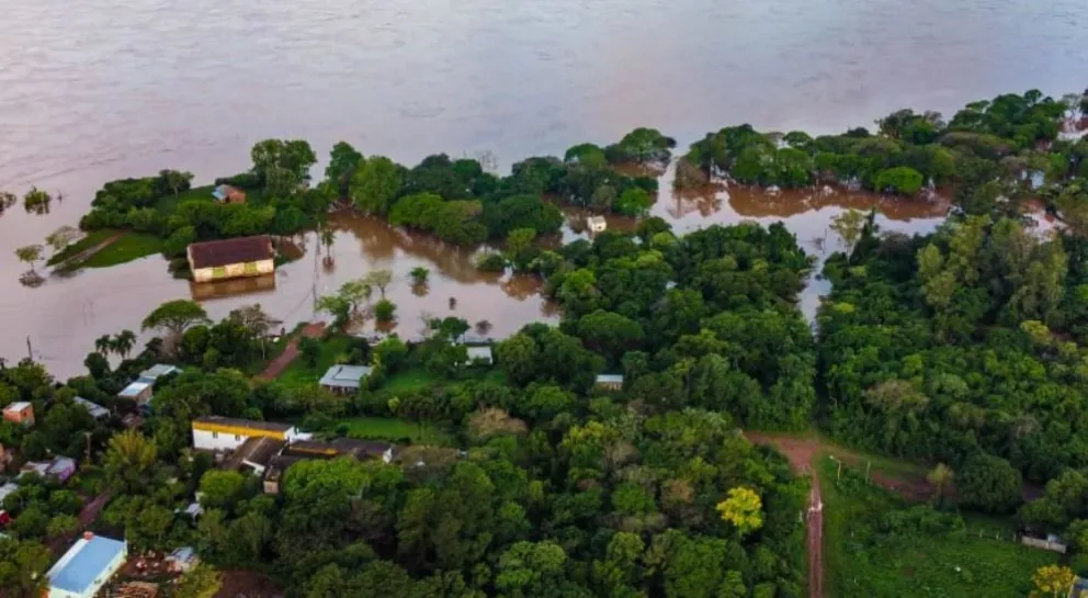 Una de las zonas más afectadas de la región es Santo Tomé, en Corrientes.